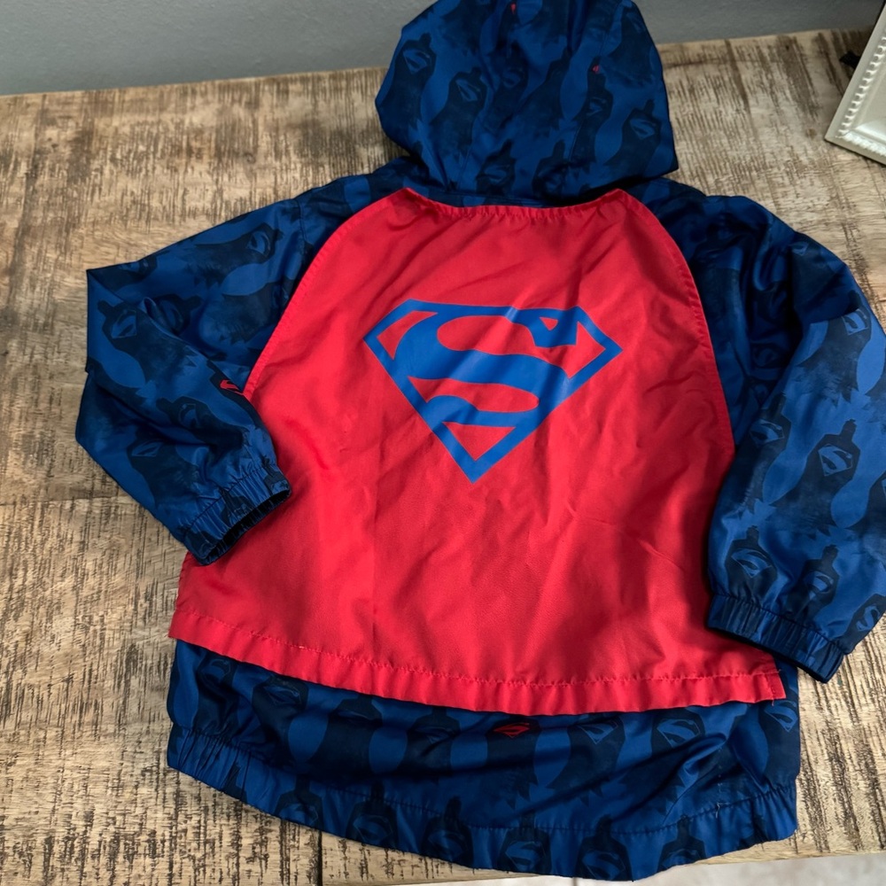 Gap Superman Jacket with Cape. Super Cute for Super Heroes size 4t